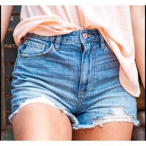 Kancan Isabelle High Rise Mom Shorts - Size Medium
